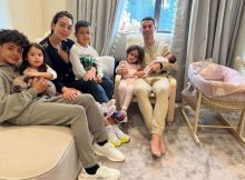 Cristiano Ronaldo in famiglia